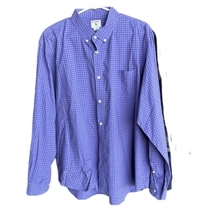 Mens Bonobos XXL Purple checked shirt